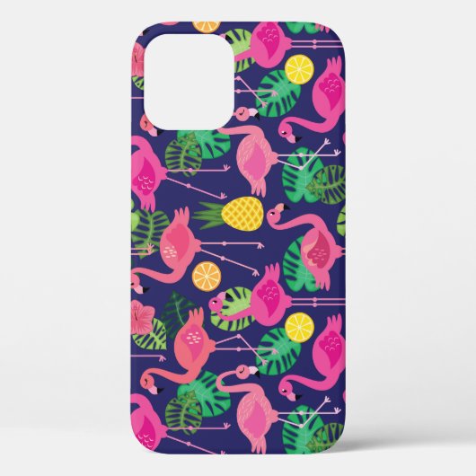 flamingo's, zomerelementen Case-Mate iPhone case (Achterkant)
