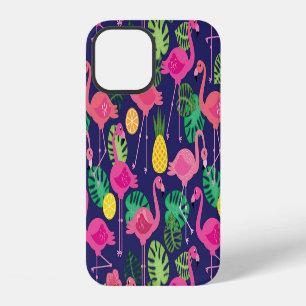 flamingo's, zomerelementen iPhone 12 hoesje