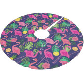  flamingo's, zomerelementen kerstboom rok (Gekanteld)