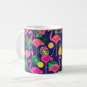  flamingo's, zomerelementen koffiemok (Voorkant links)