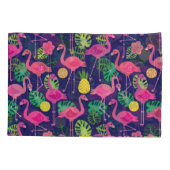 flamingo's, zomerelementen kussensloop (Achterkant)