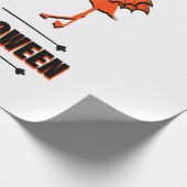 Flamingoween - Halloween Cadeaupapier (Hoek)