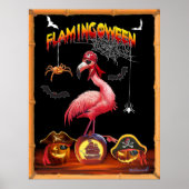FLAMINGOWEEN POSTER (Voorkant)