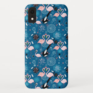 Flamingpatroon van de paardenbloemen Case-Mate iPhone case