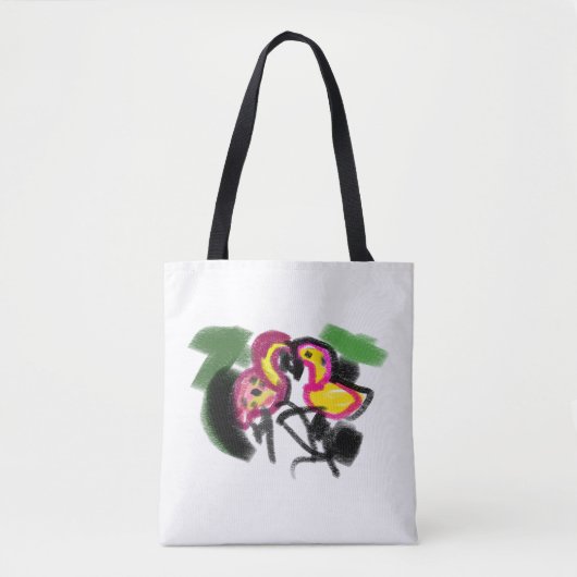 Flaming's love tote bag (Voorkant)