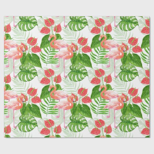 Flamingtuin Cadeaupapier (Vlak)