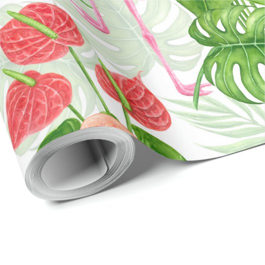 Flamingtuin Cadeaupapier (Rol Hoek)