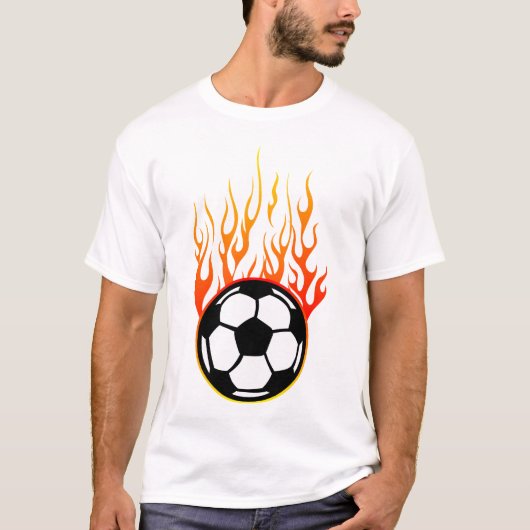 Flamingvoetbal flame logo 3110_A T-shirt (Voorkant)