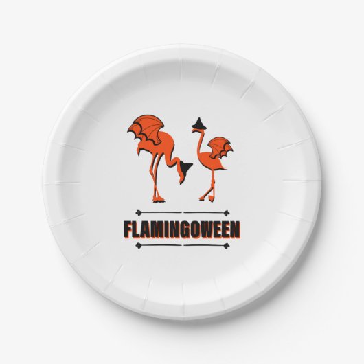 Flamingwood - Halloween Papieren Bordje (Voorkant)