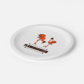 Flamingwood - Halloween Papieren Bordje (Gekanteld)