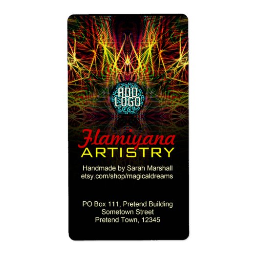 Flamiyana Artistry Geometric Art Label (Voorkant)