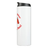 Flammable Driver Trucker Gift | Funny ADR Hazmat Thermosbeker (Geroteerd rechts)