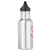 Flammable Driver Trucker Gift | Funny ADR Hazmat Waterfles (Links)