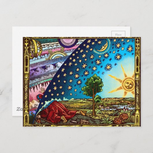 Flammarion Dome Briefkaart! Briefkaart (Voorkant / Achterkant)