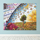 Flammarion Dome Canvas — Grote Canvas Geweldige (Insitu (Houten vloer))