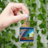 Flammarion Dome Ketting Sleutelhanger (Hand)