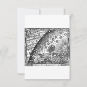 Flammarion Engraving Black And White Save The Date (Voorkant)