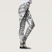 Flammarion Engraving Black en White Leggings (Rechts)