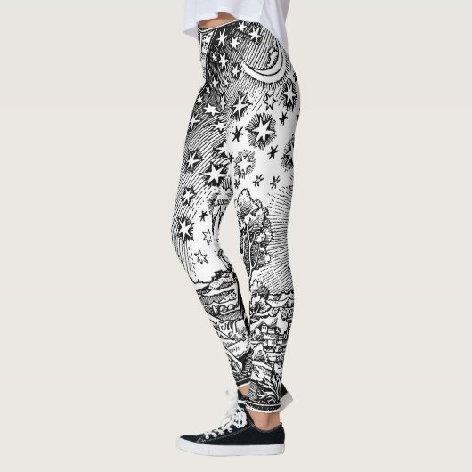 Flammarion Engraving Black en White Leggings (Links)