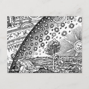 Flammarion Engraving the Sun and the Stars Briefkaart