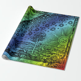 Flammarion Heaven and Earth Engraving Artwork Cadeaupapier