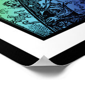 Flammarion Heaven and Earth Engraving Artwork Poster (Hoek)