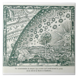  Flammarion Illustratie van het Universum Tegeltje