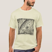 Flammarion Woodcut Victorian Era Celestial Art T-shirt (Voorkant)