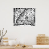 Flammarions Wanderer Poster (Keuken)