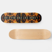 Flammen Explosion Persoonlijk Skateboard (Horizontaal)