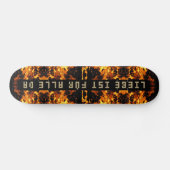Flammen Explosion Persoonlijk Skateboard (Horizontaal)