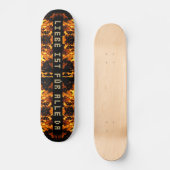 Flammen Explosion Persoonlijk Skateboard (Voorkant)