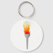 Flammen Fackel flames torch Sleutelhanger (Voorkant)