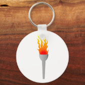 Flammen Fackel flames torch Sleutelhanger (Voorkant)