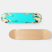 Flammen – Flamme – Flame – Flames – Feuer – Fire S Persoonlijk Skateboard (Horizontaal)