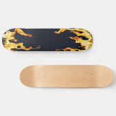 Flammen – Flamme – Flame – Flames – Feuer – Fire S Persoonlijk Skateboard (Horizontaal)