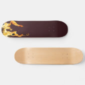Flammen Flamme Flame Flames Feuer Fire S Skat Skat Persoonlijk Skateboard (Horizontaal)