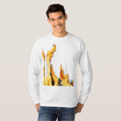 Flammen – Flamme – Flame – Flames – Feuer – Fire T T-shirt (Voorkant volledig)