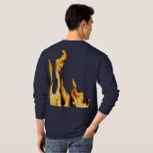 Flammen – Flamme – Flame – Flames – Feuer – Fire T T-shirt (Achterkant volledig)