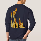 Flammen – Flamme – Flame – Flames – Feuer – Fire T T-shirt (Achterkant)