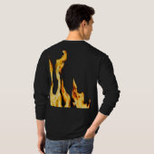 Flammen – Flamme – Flame – Flames – Feuer – Fire T T-shirt (Achterkant volledig)