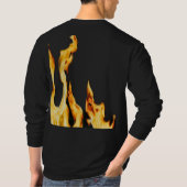 Flammen – Flamme – Flame – Flames – Feuer – Fire T T-shirt (Achterkant)