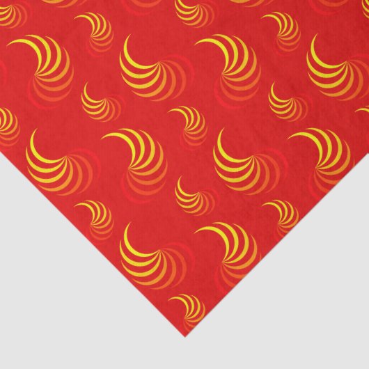 Flammen Seidenpapier Tissuepapier (Detail)