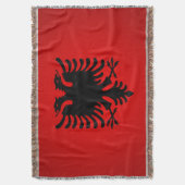 Flamuri i shqiperise deken (Voorkant Verticaal)