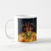 Flamz Flyball Iron Dog - 10 jaar concurrentie! Koffiemok (Links)