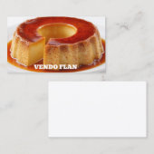 Flan mexicano visitekaartje (Voorkant / Achterkant)