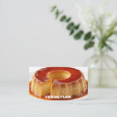 Flan mexicano visitekaartje (Staand voorkant)