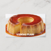 Flan mexicano visitekaartje (Voorkant)