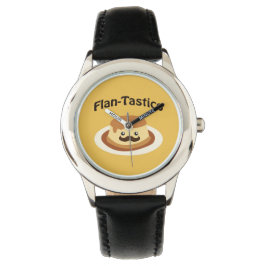 Flan-Tastico! Cute Flan Horloge