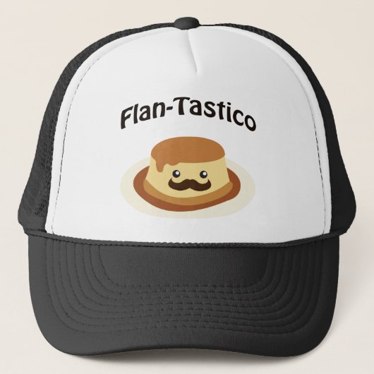 Flan-Tastico! Cute Flan Trucker Pet (Voorkant)